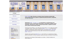 Desktop Screenshot of komi.cz